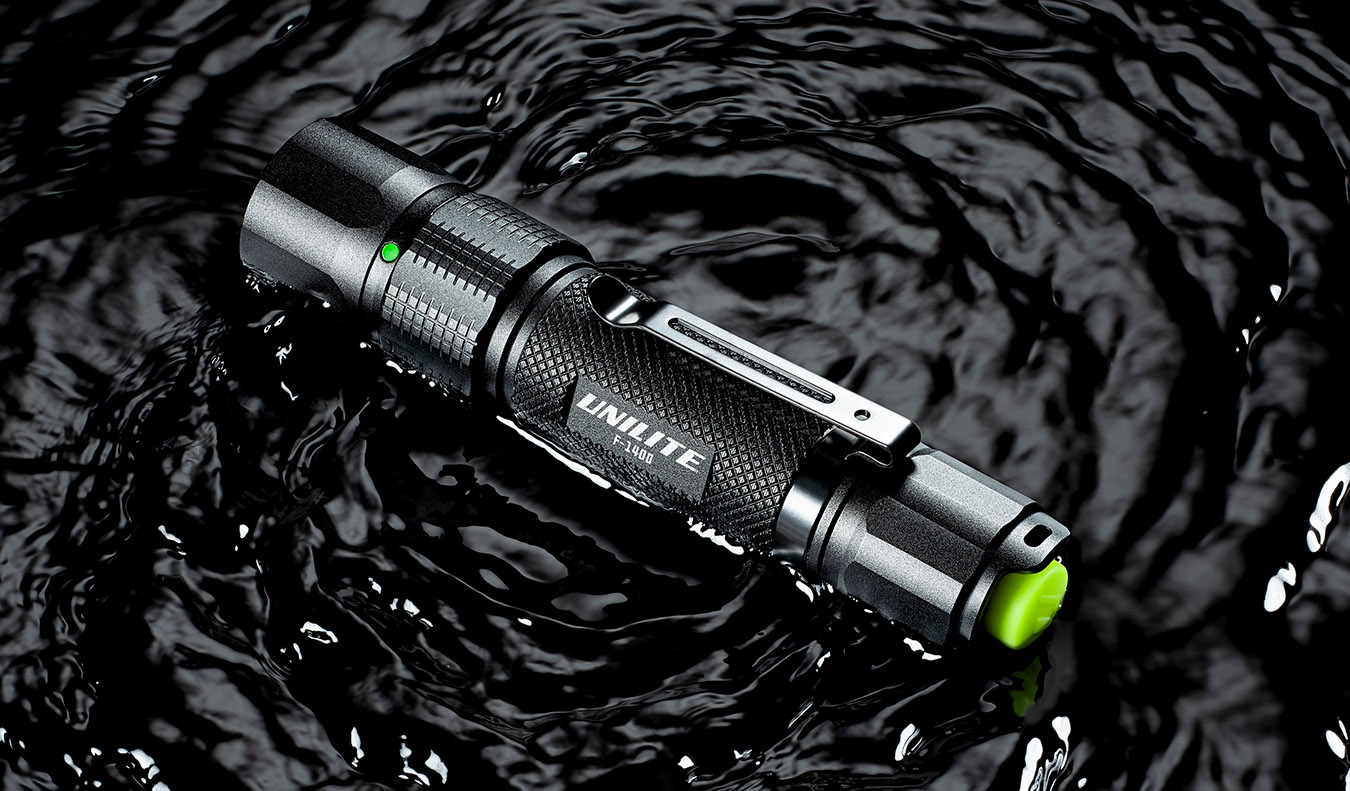 Unilite F-1400 Dual Power Aluminum Flashlight - Edmondson Supply