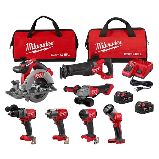 Milwaukee 3697-27 M18 FUEL™ 7-Tool Combo Kit - Edmondson Supply