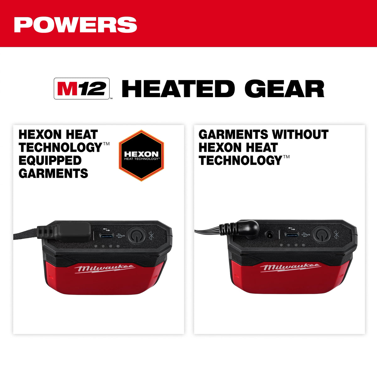 Milwaukee 48-11-2330 Heated Gear Power Source w/ App Control - Edmondson Supply