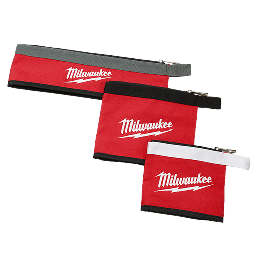 Milwaukee 48-22-8183 3PC Multi-Size Zipper Pouches - Edmondson Supply