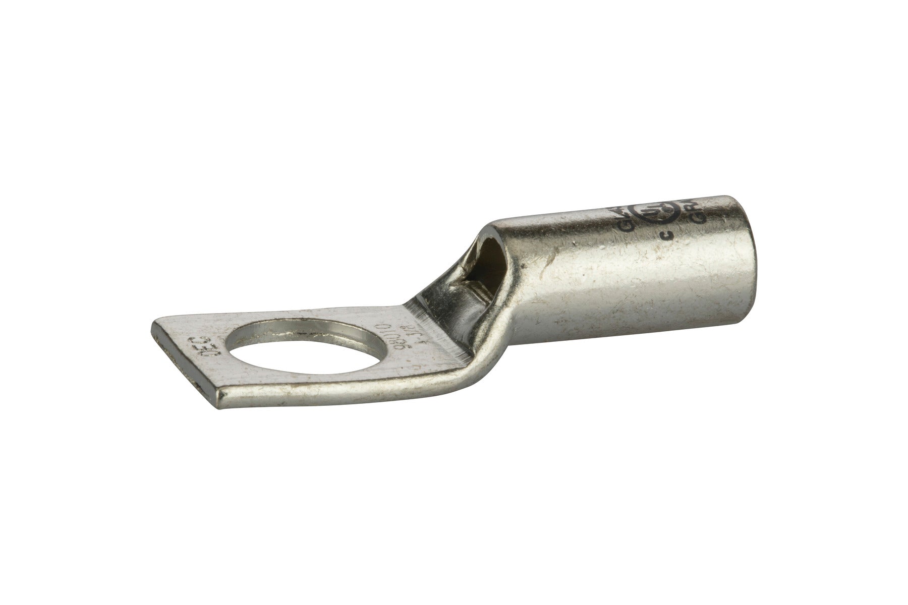 NSI GL438 Copper Gray Compression Short Lug, 4 AWG, 3/8” Mount - Edmondson Supply
