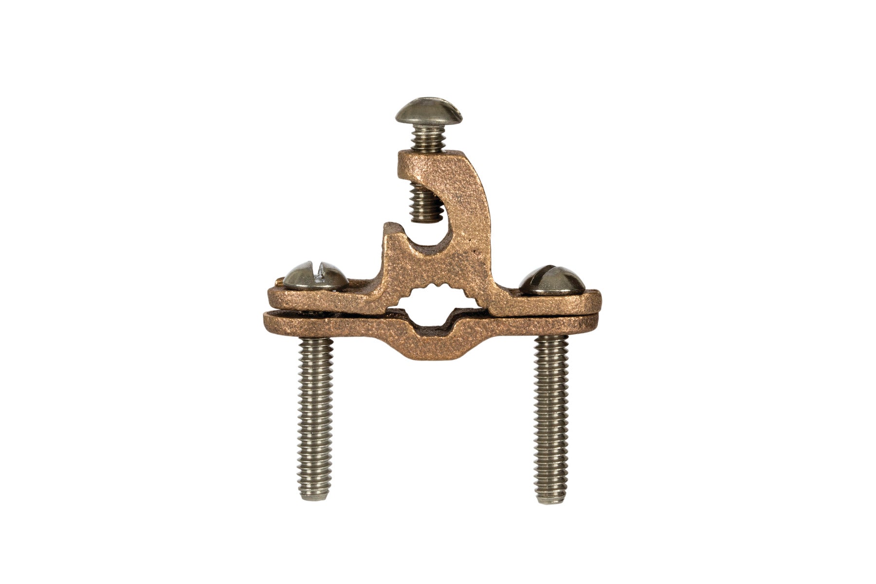 NSI GLC-12DB Heavy Duty Direct Burial Ground Clamps, 1/2″-1″ Pipe, Lay-In Lugs - Edmondson Supply