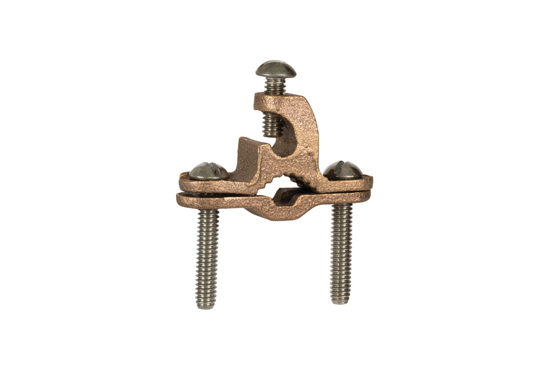 NSI GLC-12DB Heavy Duty Direct Burial Ground Clamps, 1/2″-1″ Pipe, Lay-In Lugs - Edmondson Supply
