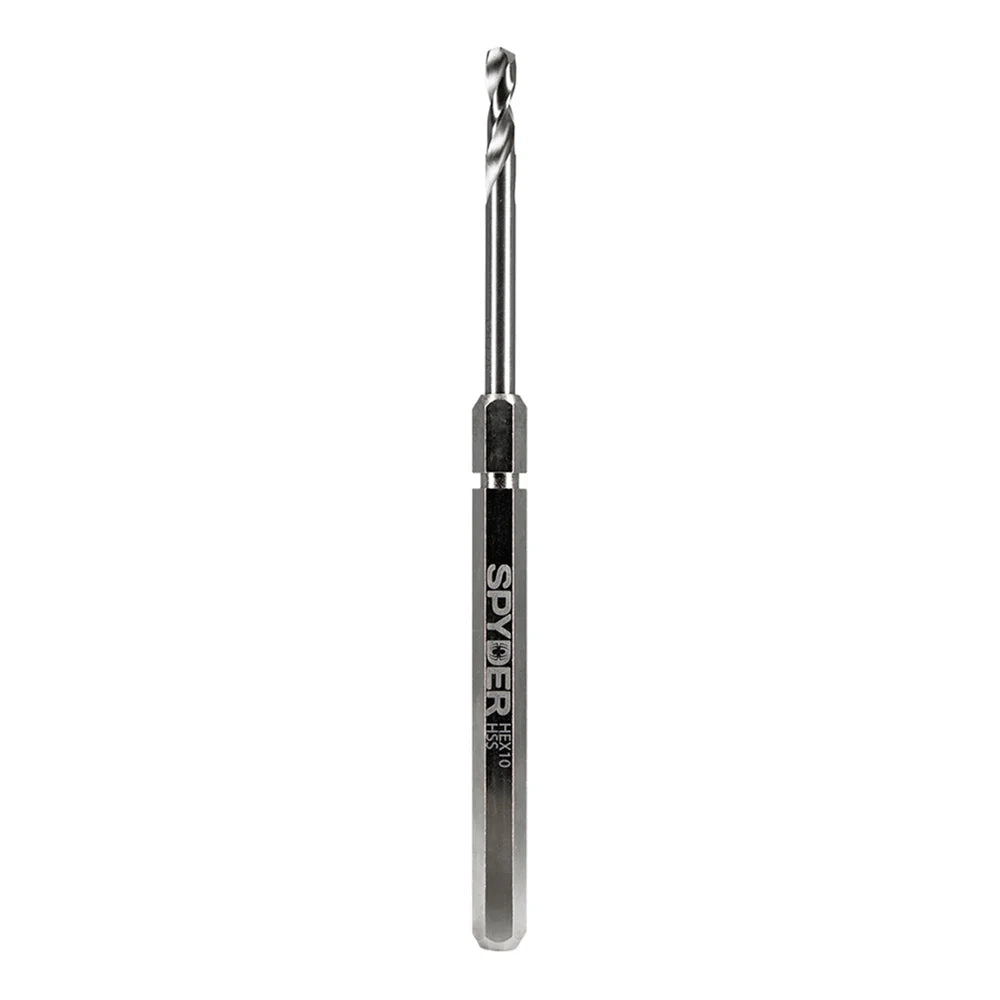 SPYDER 600645P Hex10 1/2" HSS Quick Change Hole Saw Arbor Pilot Bit Rapid Core Eject® - Edmondson Supply