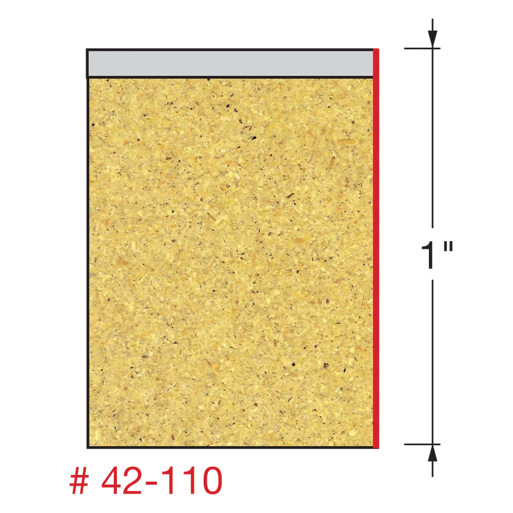 Freud 42-110 1/2" Bearing Flush Trim Bit (Carbide Height: 1", Shank Dia. 1/2") - Edmondson Supply