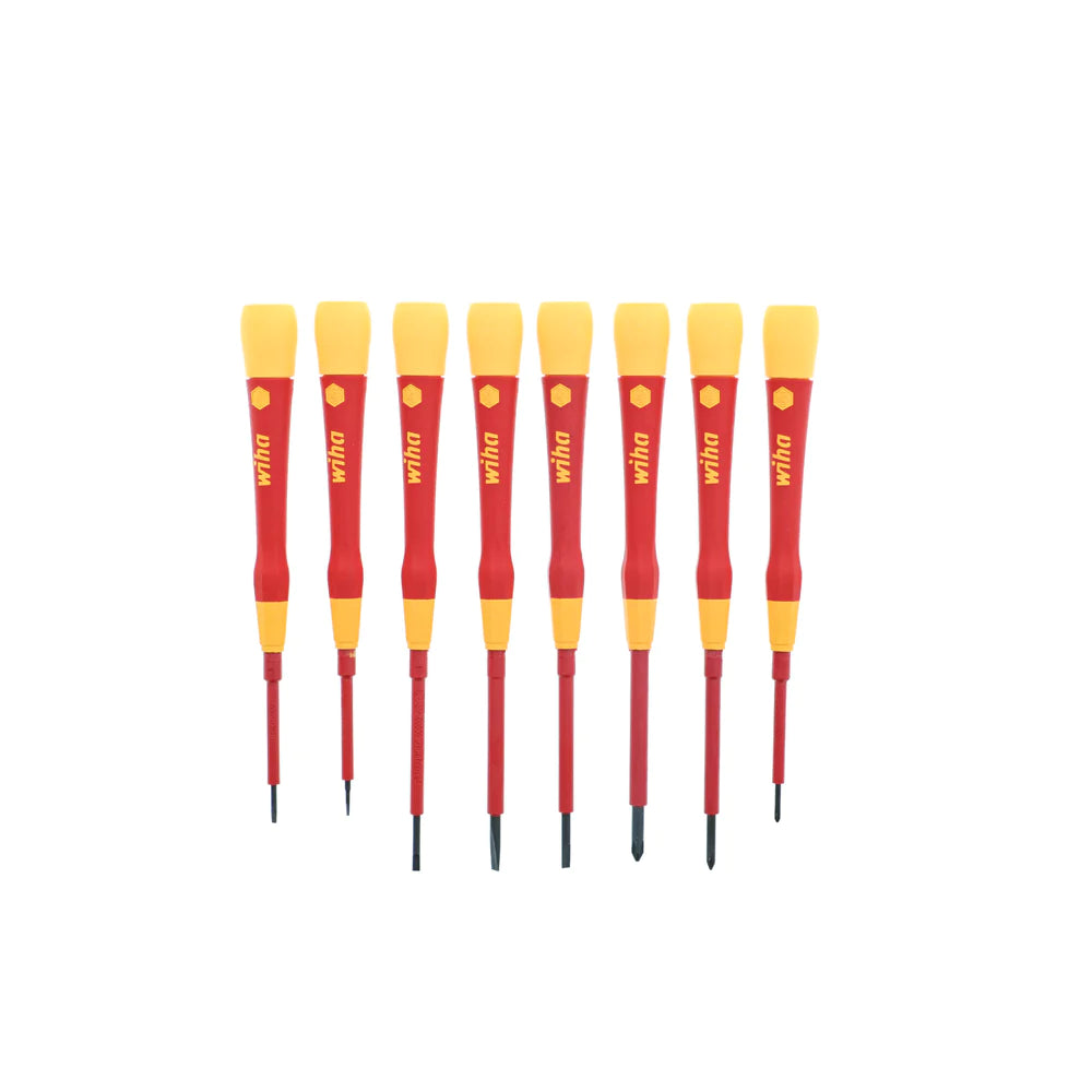 Wiha Tools 32088 8 Piece Insulated PicoFinish Precision Screwdriver Set - Edmondson Supply