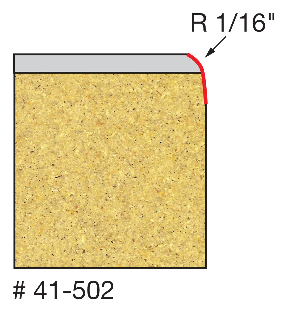 Freud 41-502 1/16" Radius Laminate Trim Bit - Edmondson Supply