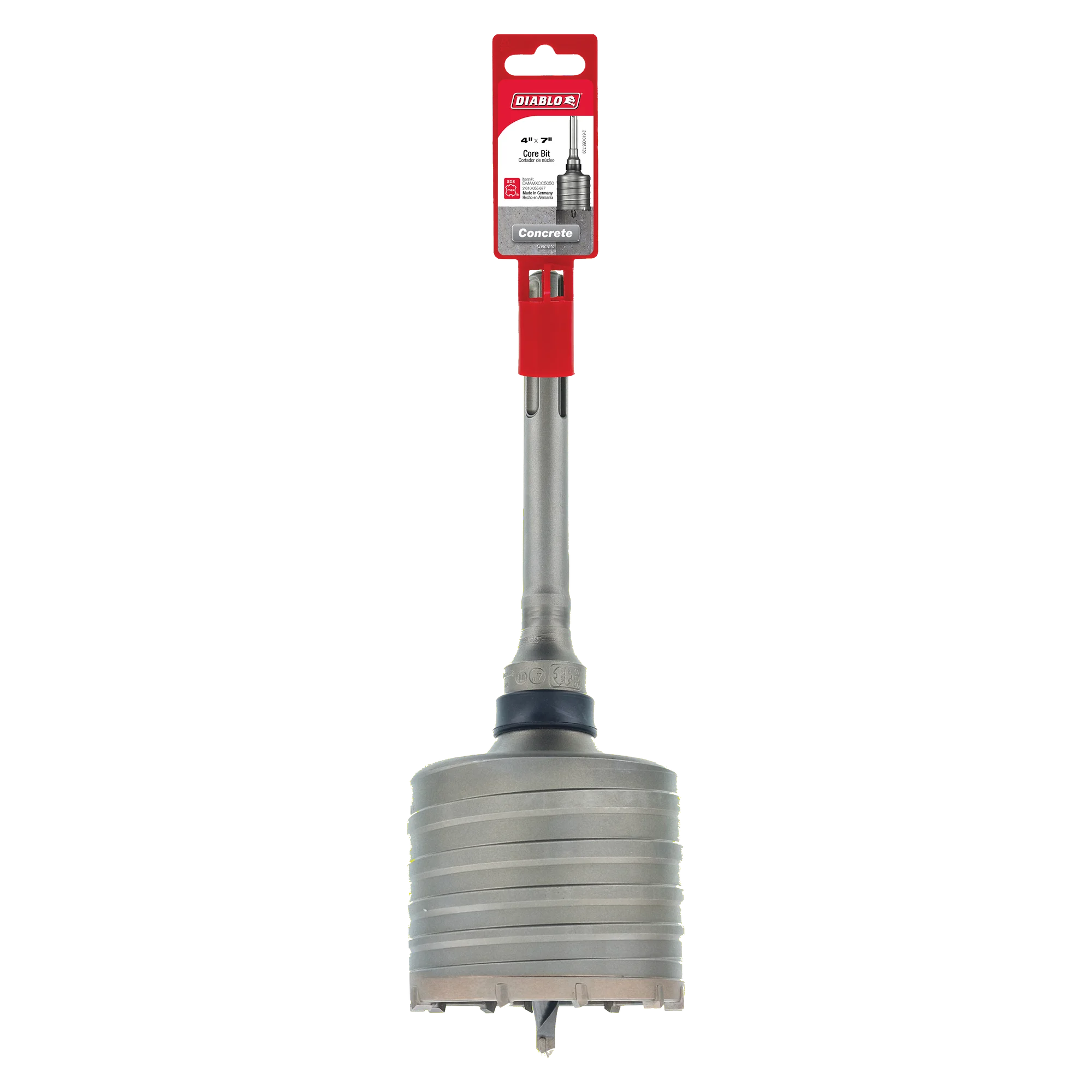 Diablo Tools DMAMXCC5050 4 in. x 7 in. SDS-Max Carbide Tipped Core Bit - Edmondson Supply