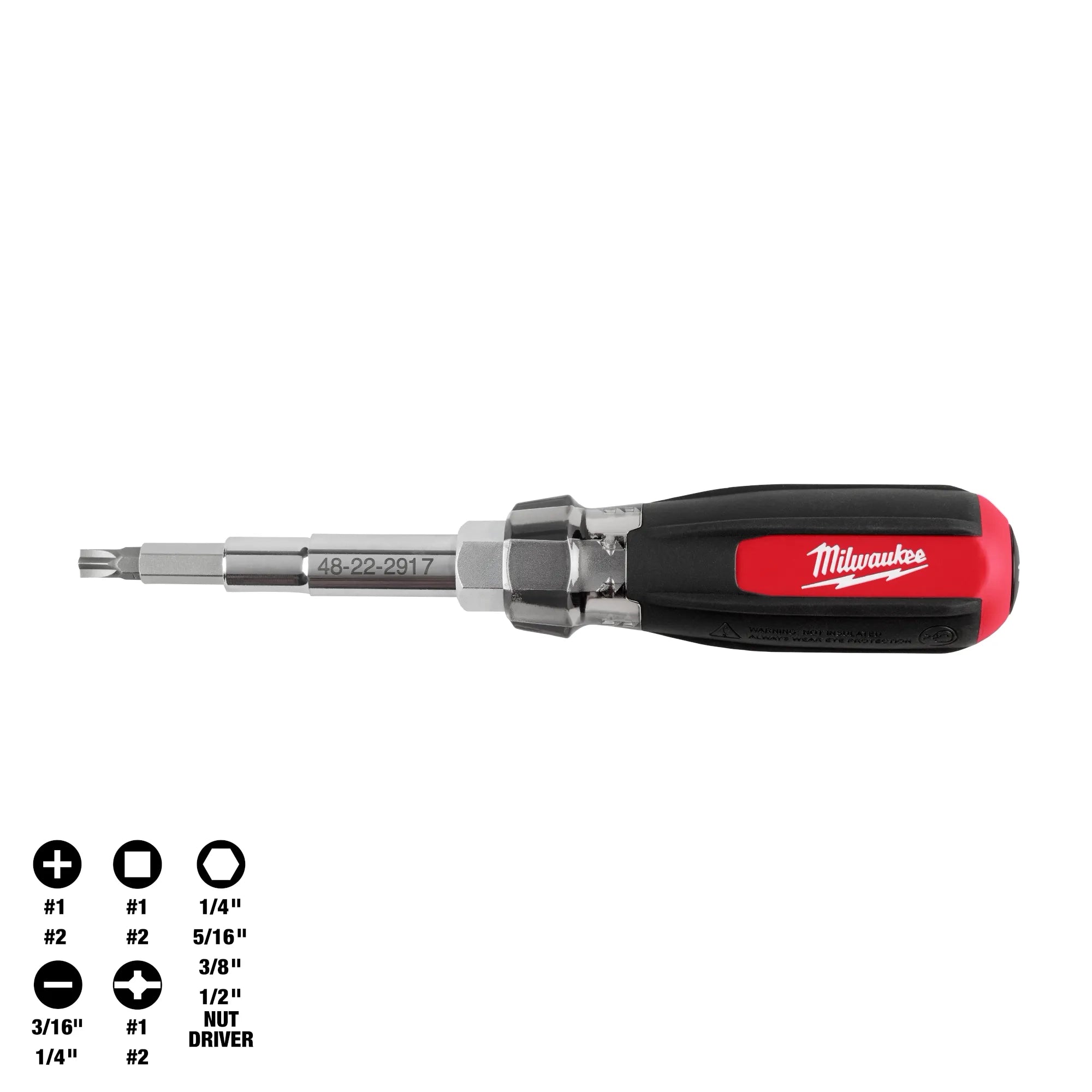 Milwaukee 48-22-2917 13-in-1 Magnetic Multi-Bit Screwdriver - Edmondson Supply