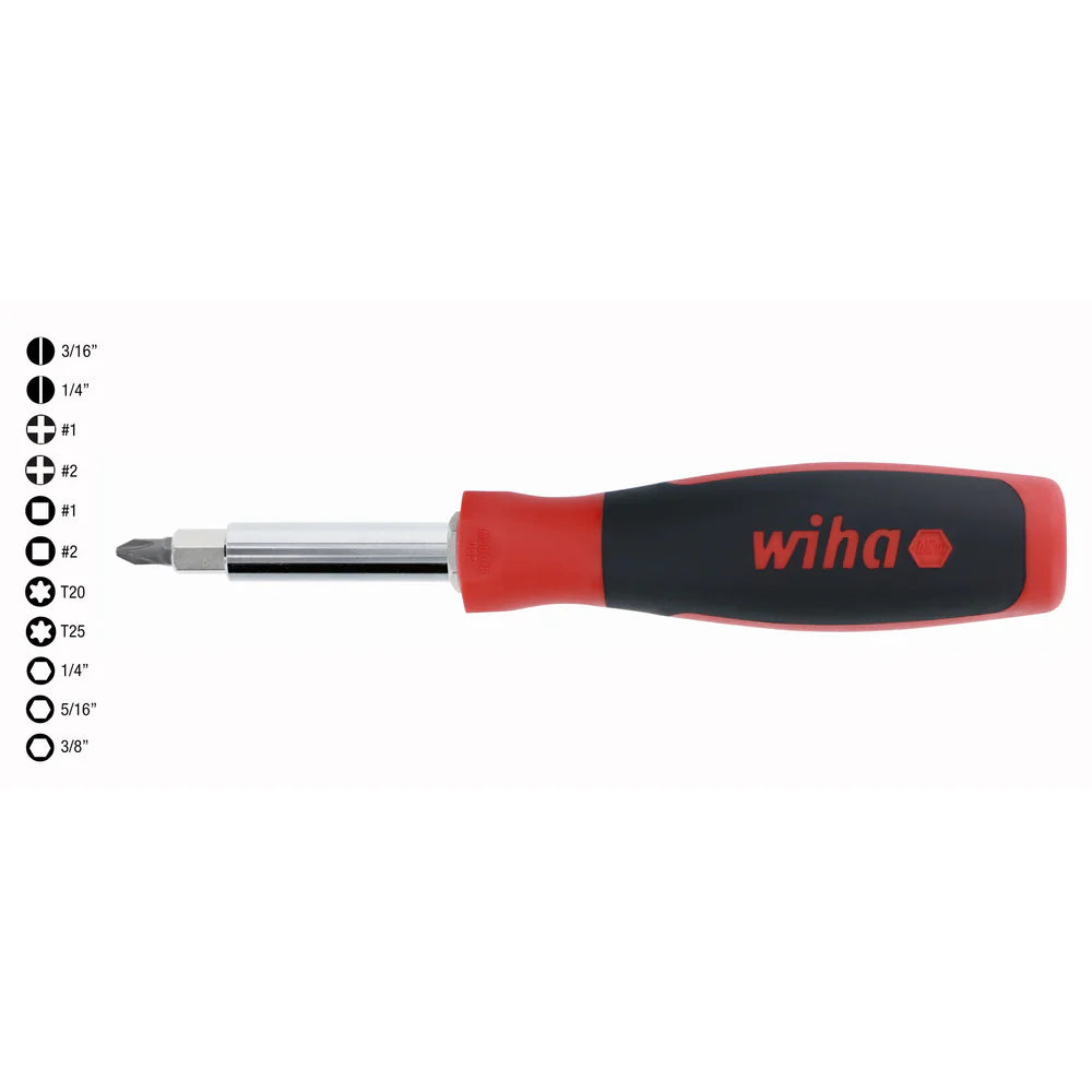 Wiha Tools 77891 SoftFinish 11-in-One Multi-Driver - Edmondson Supply