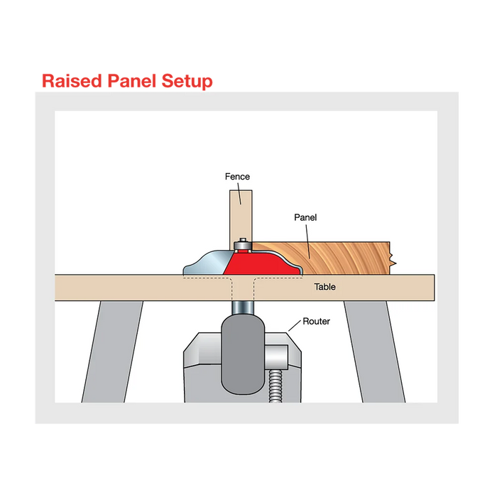 Freud 99-518 3-1/2" Raised Panel Bit - Edmondson Supply