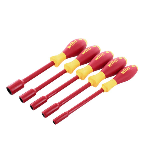 Wiha Tools 32292 5 Piece Insulated SoftFinish Nut Driver Set - Inch - Edmondson Supply