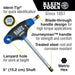 Klein Tools JTH68M Hex Key Set, Metric, Journeyman™ T-Handle, 6-Inch with Stand, 8-Piece - Edmondson Supply