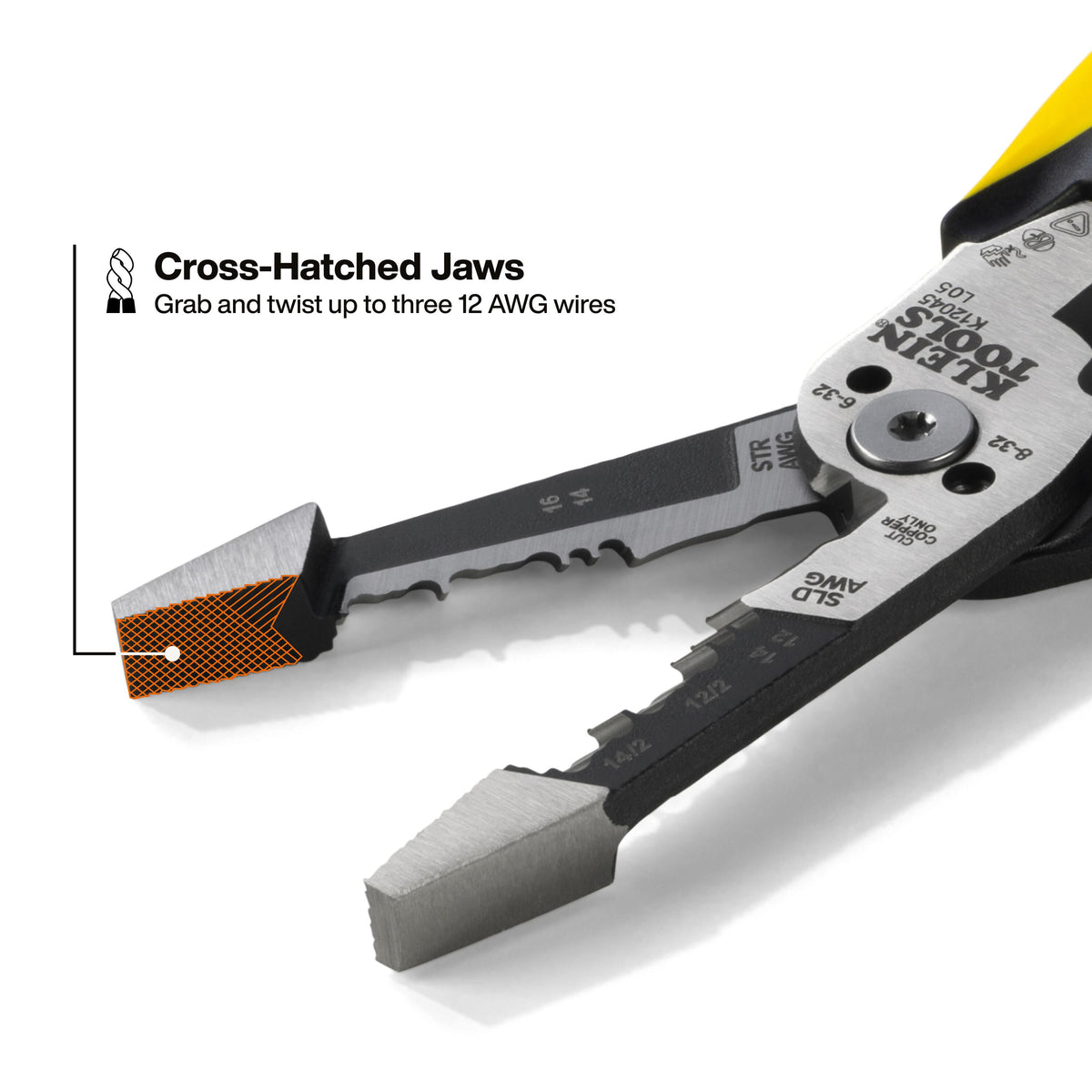 Klein Tools K12045 Slim-Forged Dual NM Cable Stripper/Cutter - Edmondson Supply