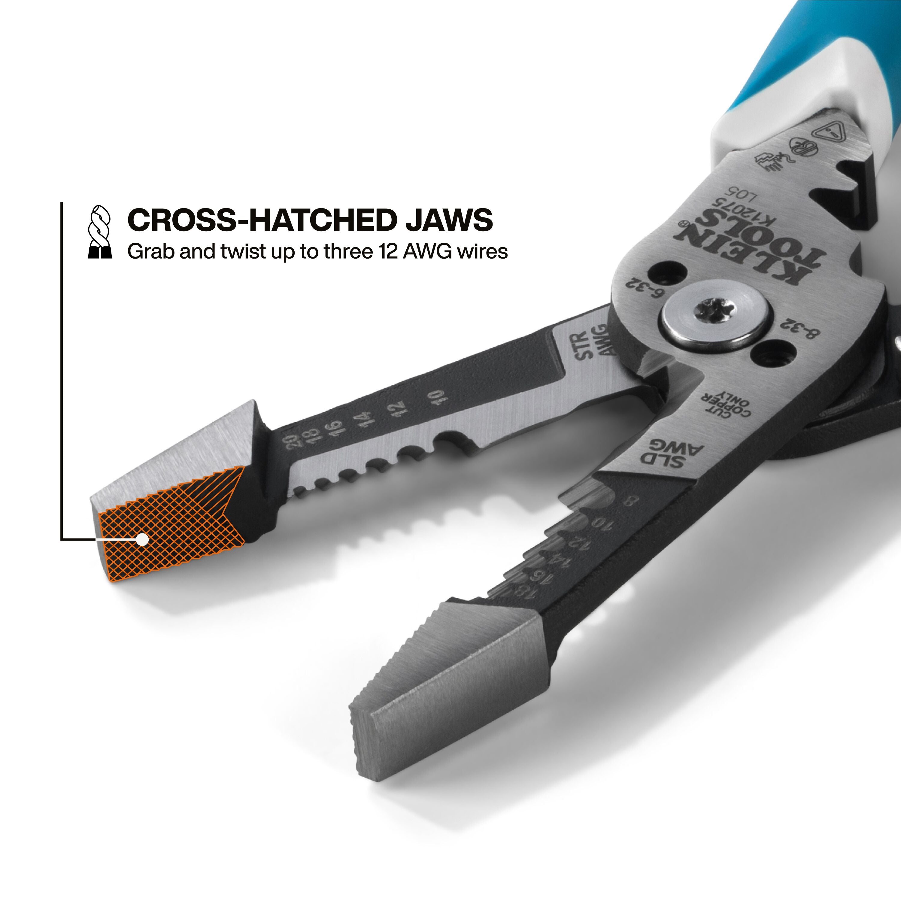 Klein Tools K12075 Slim-Forged Wire Stripper / Cutter - Edmondson Supply