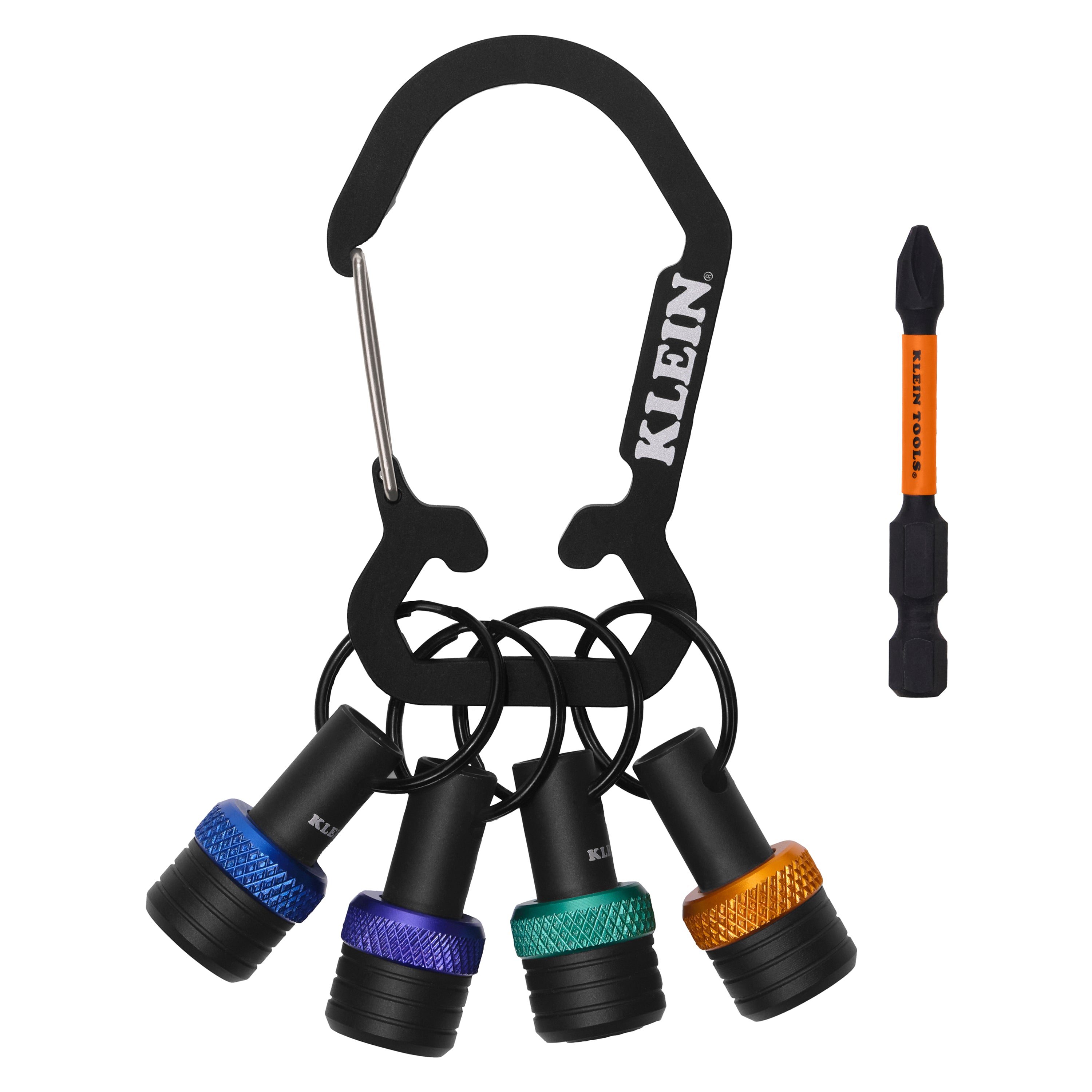 Klein Tools K33850 Bit Holder Keychain Set, 5-Piece - Edmondson Supply