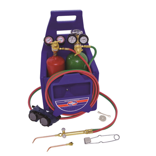 Uniweld KC100PT Centurion® Oxyacetylene Basic Welding/Braze Outfit w/ 511 Plastic Carrying Stand & Tank - Edmondson Supply