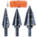 Klein Tools KTSBSPRO Premium Electrician's 3/8-Inch Hex Step Bit Set, 3 Piece - Edmondson Supply