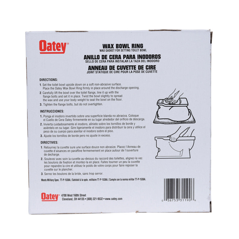 Oatey® 31190 Wax Bowl Rings - Edmondson Supply