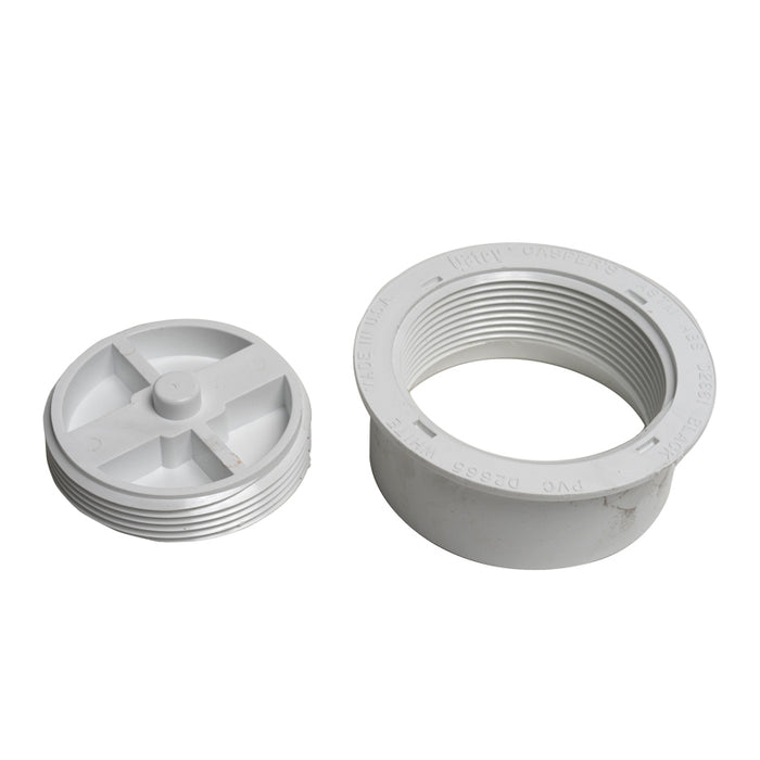 Oatey® 43733 All Plastic Snap-In Cleanout Assembly - 4 inch - Edmondson Supply