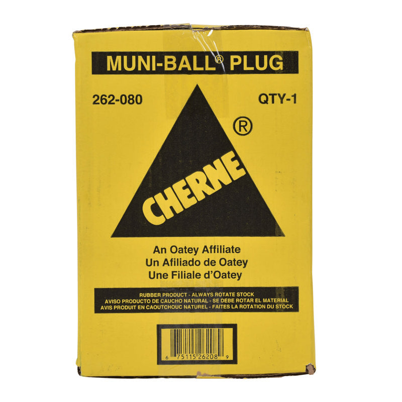 Cherne® 262080 8" Muni-Ball® Test Plug, 3" Bypass - Edmondson Supply