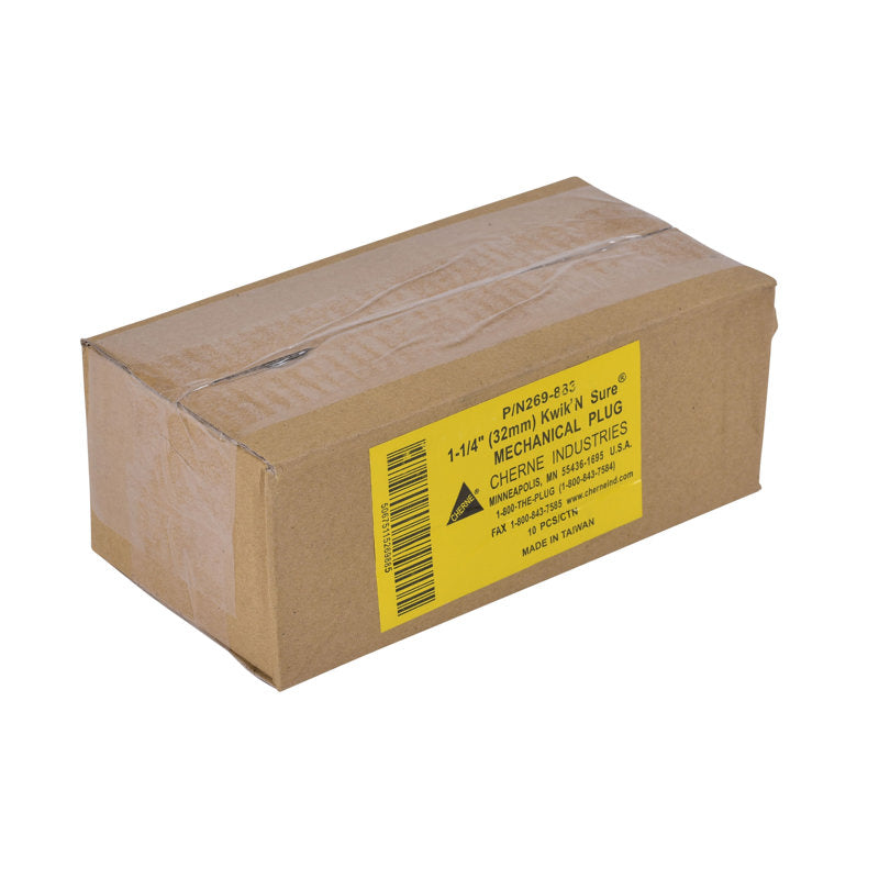 Cherne® 269883 1-1/4IN. KWIK ‘N SURE® PLUG - Edmondson Supply