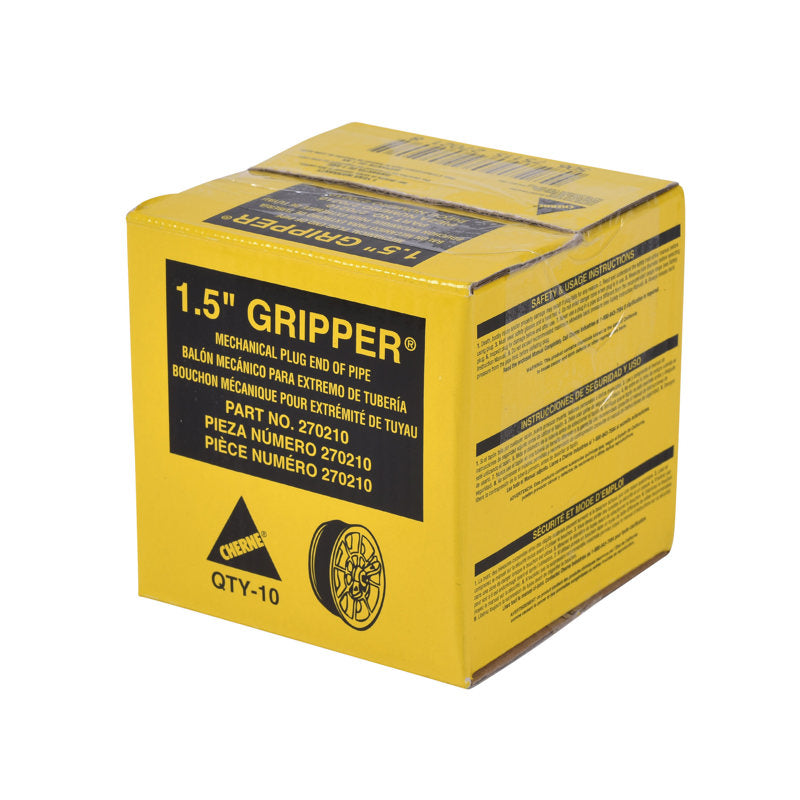 Cherne® 270210 1-1/2 IN. END OF PIPE GRIPPER® PLUG - Edmondson Supply