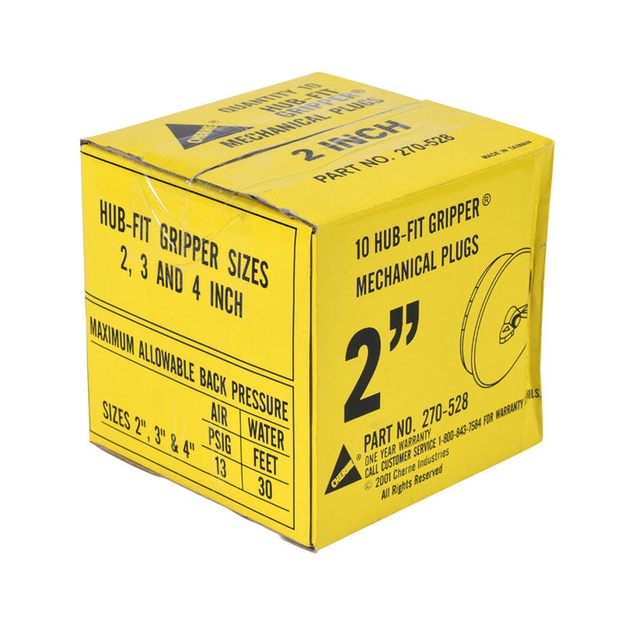 Cherne® 270528 2 IN. HUB-FIT GRIPPER® PLUG - Edmondson Supply