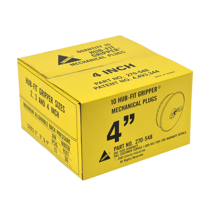 Cherne® 270548 4 IN. HUB-FIT GRIPPER® PLUG - Edmondson Supply