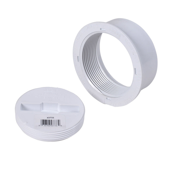 Oatey® 43733 All Plastic Snap-In Cleanout Assembly - 4 inch - Edmondson Supply