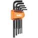 Klein Tools LS12 L-Style Long Hex Key Set, SAE, 12-Piece - Edmondson Supply