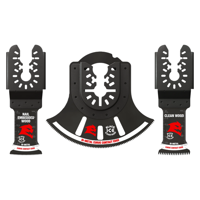 Diablo Tools DOU3BS 3 pc Universal Fit Bi-Metal Oscillating Blade Set
