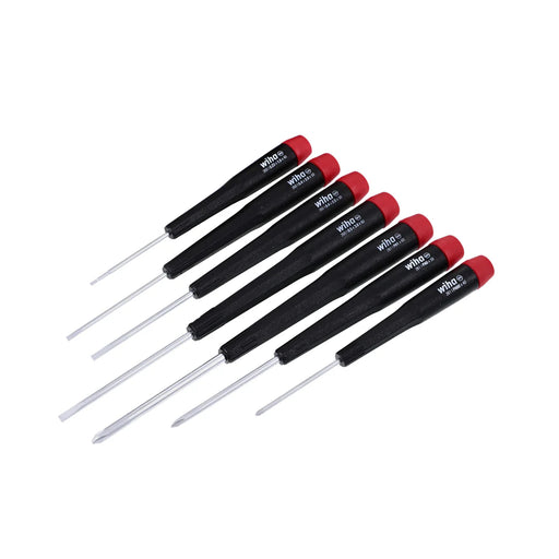 Wiha Tools 26197 7 Piece Precision Slotted and Phillips Screwdriver Set - Edmondson Supply