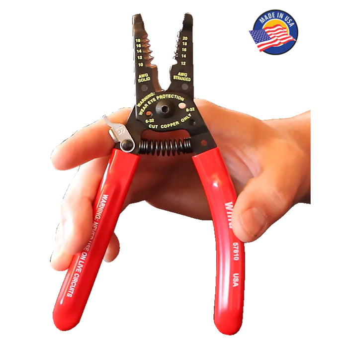 Wiha Tools 57810 Classic Grip Wire Strippers Cutters 7.25" - Edmondson Supply