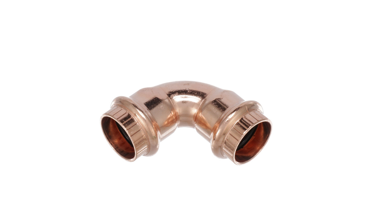 Viega 77027 1" x 1" ProPress Copper 90° Elbow - Edmondson Supply