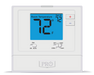 PRO1 IAQ T721 Digital Non-Programmable Thermostat, 2 Heat - 1 Cool, Heat Pump/Conventional - Edmondson Supply