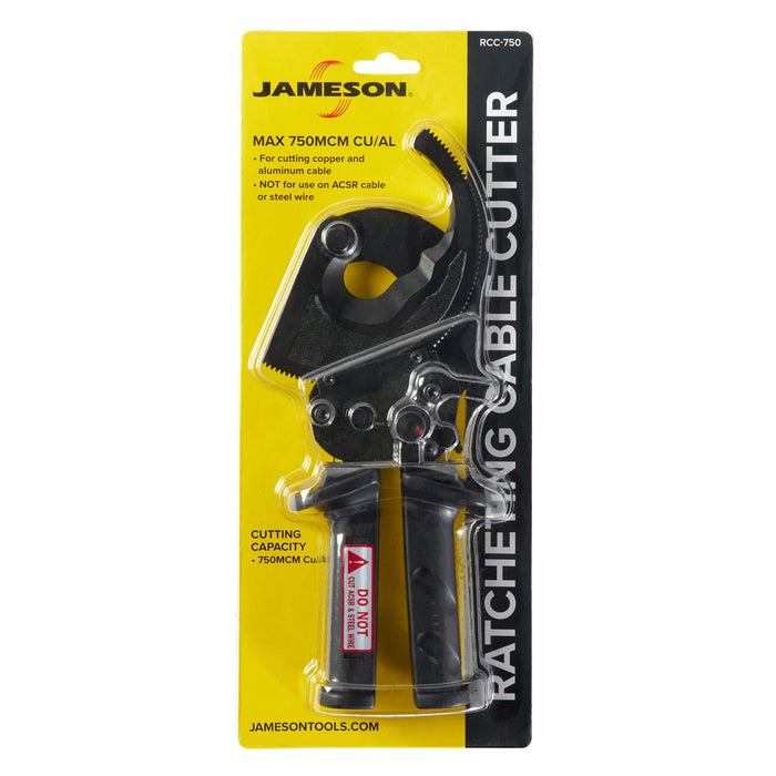 Jameson Tools RCC-750 Ratcheting Cable Cutter, 750 MCM - Edmondson Supply