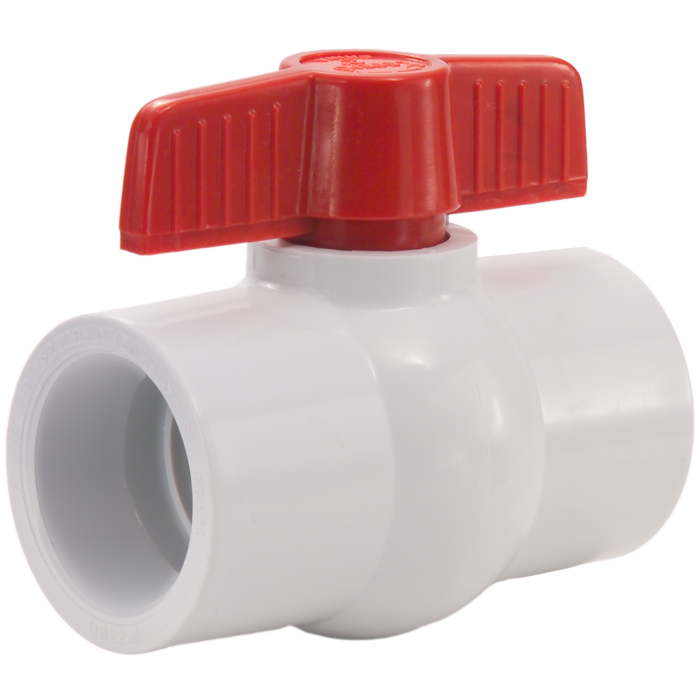 Legend Valve 201-458 2" S-600 PVC Compact Pattern Ball Valve with Tee Handle-NSF - Edmondson Supply