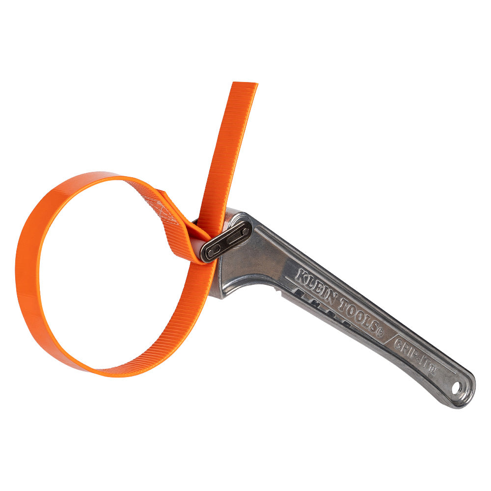 Klein Tools S12HB Grip-It™ Strap Wrench, 1-1/2 to 5-Inch, 12-Inch Handle - Edmondson Supply