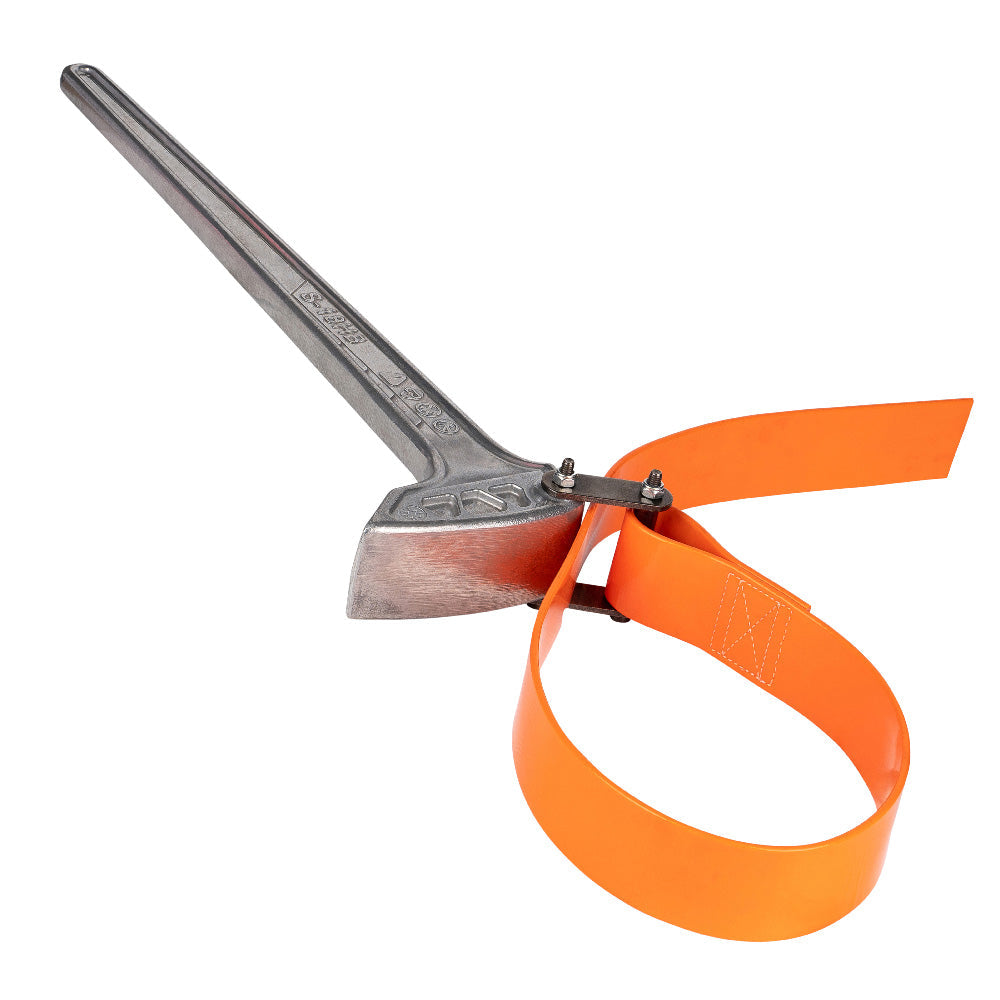 Klein Tools S18HB Grip-It™ Strap Wrench, 1-1/8 to 8-Inch, 18-Inch Handle - Edmondson Supply