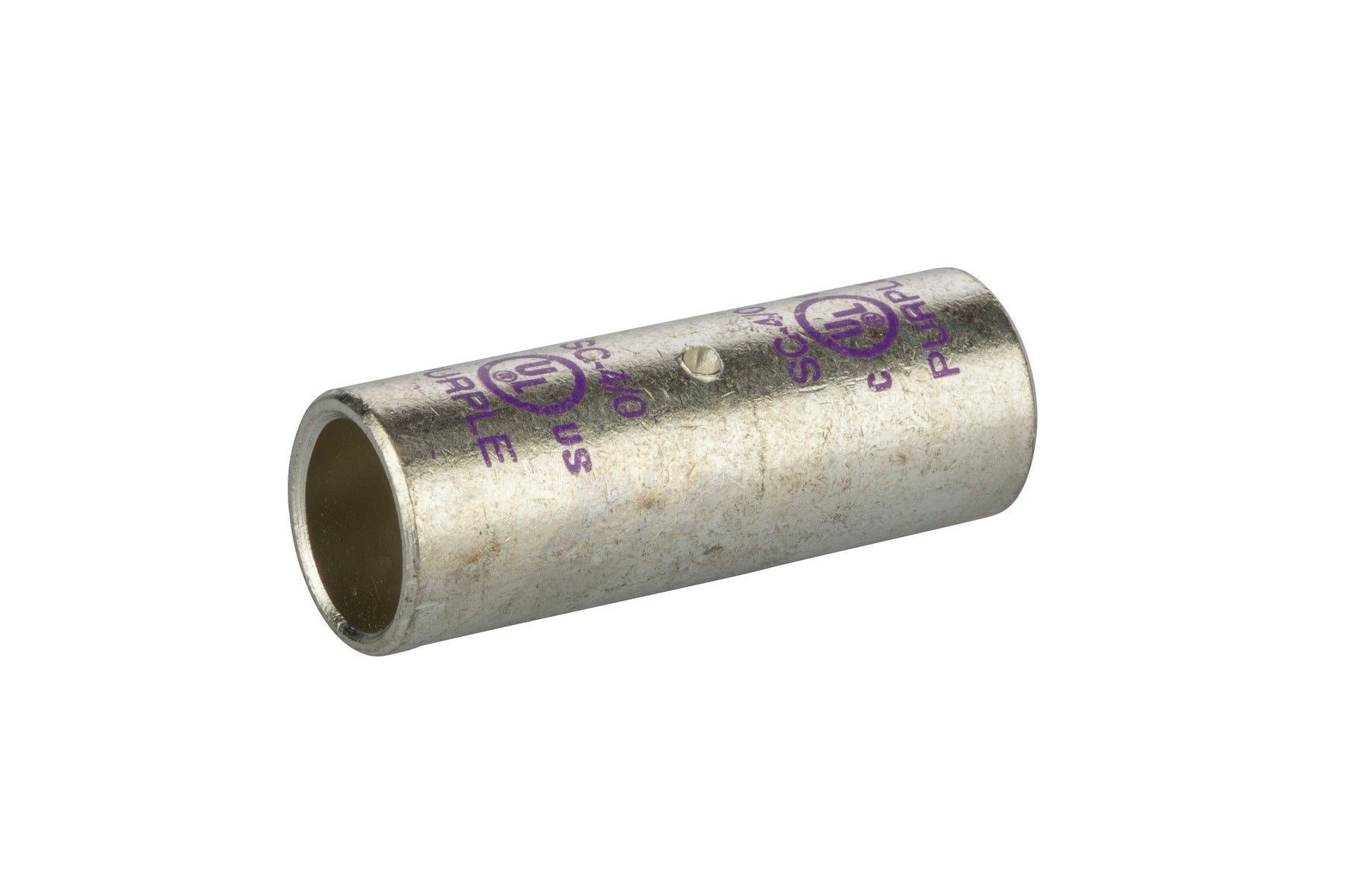 NSI SC-4/0 Short Copper Compression Splice, 4/0 AWG - Edmondson Supply
