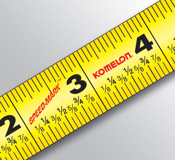 Komelon SL29116 Self Lock Speed Mark Tape Measure 16 ft. x 1 in. - Edmondson Supply