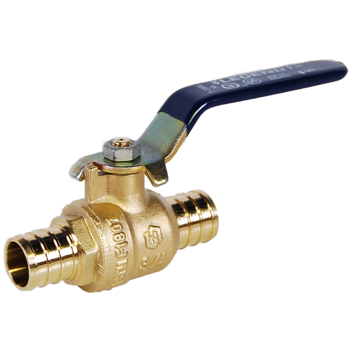Legend Valve T-2006NL PEX Ball Valve, DZR Forged Brass, No-Lead