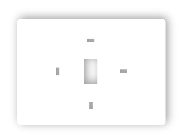 PRO1 IAQ T119 Universal Pro1 Plastic Wall Plate Cover - Edmondson Supply 