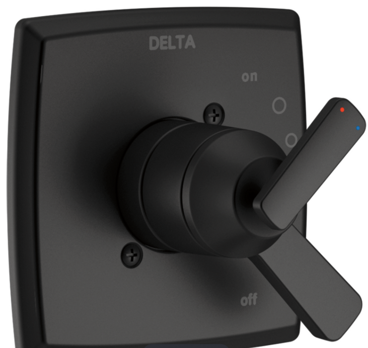 Delta Faucet T17064-BL ASHLYN™ Monitor® 17 Series Valve Only Trim In Matte Black