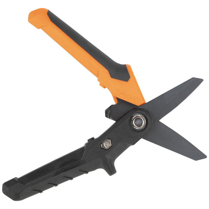 Klein Tools T2107 Compact Titanium-Coated Utility Shears, 7-Inch - Edmondson Supply