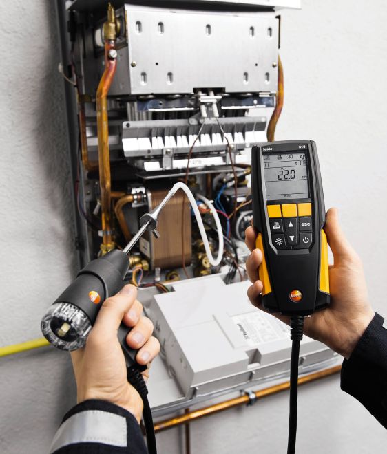 Testo 0563 3100 01 - 310 - Residential Combustion Analyzer Kit - Edmondson Supply