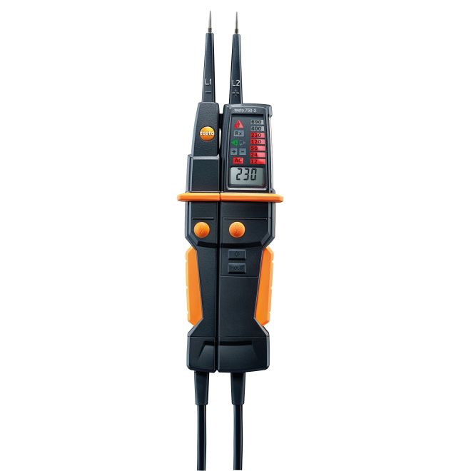 Testo 0590 7503 750-3 - Digital Voltage Tester with GFCI Test - Edmondson Supply
