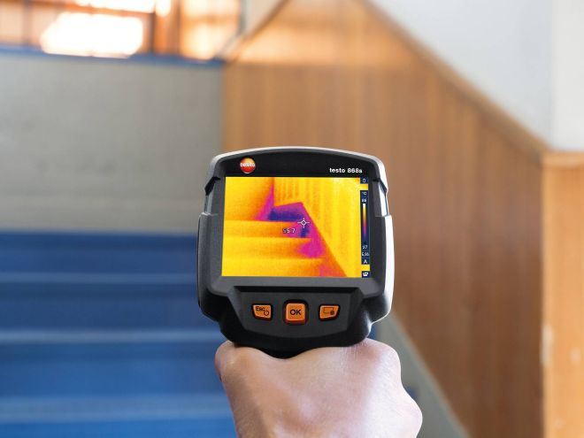 Testo 0560 8684 868s - Thermal imager (160 x 120 pixels, App) w/Wireless Connectivity - Edmondson Supply