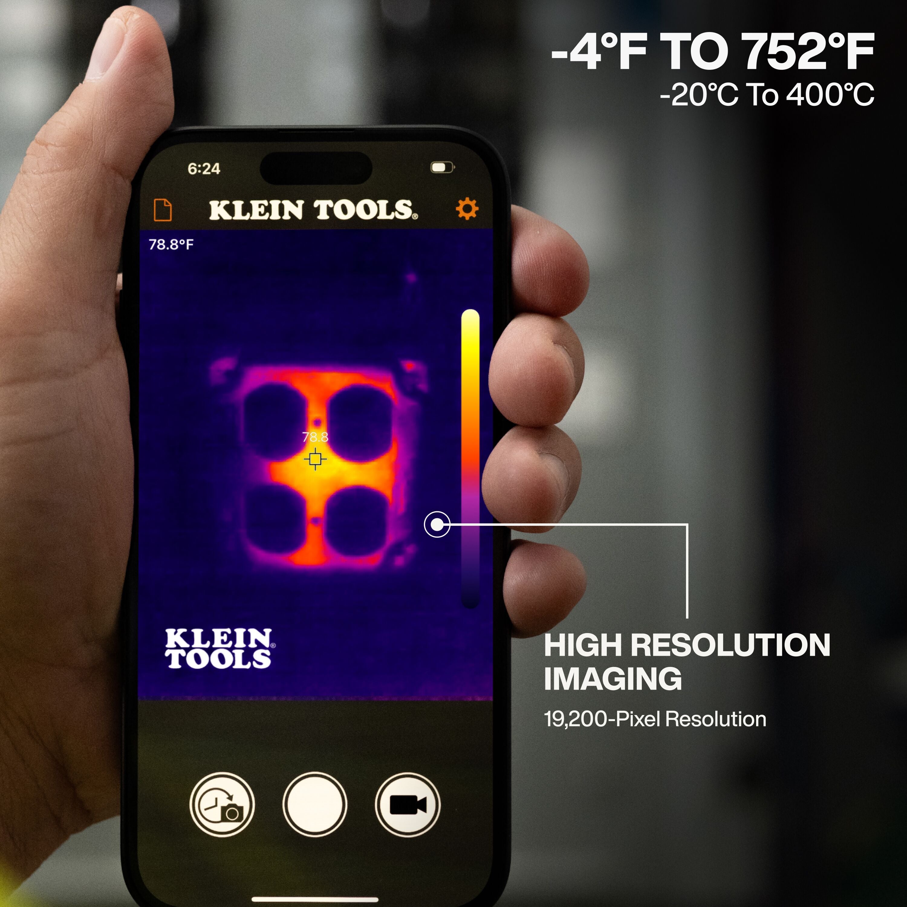 Klein Tools TI223 Mobile Thermal Imager For Android® / iOS® - Edmondson Supply